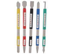 MUNEFE Coltello per leva per colla CPU, strumento per rimozione colla CPU, lama sottile per riparazione chip IC 5 in 1 per la pulizia di vari componenti 5 pezzi