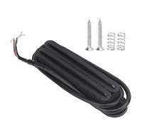 MUNEFE Dual Rail Humbucker, Hot Rail Ceramic Single Coil Sized Humbucker, 11K Dual Hot Rail Humbucker Pickup for Electric Guitars (Black black track)