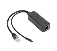 MUNEFE Ethernet POE Splitter, 48V To 5V POE Adapter, POE Adapter Splitter for Supplying Power To Equipment In Hard To Reachs Areas