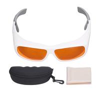 MUNEFE Occhiali per lasers professionali, Occhiali di sicurezza per lasers, Occhiali per lasers Protezione per gli occhi per macchine per incisione (lunghezza d'onda OD 5 da 190 (Bianca)