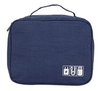 MUNEFE Organizzatore elettronico, borsa per l'organizzatore del cavo da viaggio, borsa di stoccaggio digitale portatile per accessori elettronici (Marina de guerra)