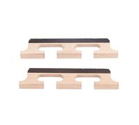MUNEFE Ponte per banjo, Ponte per banjo a 5 corde in palissandro Accessori in legno chiaro, Ponte per banjo in acero ebano per tutti i banjo a 5 corde