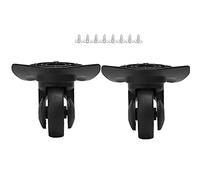 MUNEFE Ruote di Ricambio per Bagagli, Ruote per Valigia per Bagagli Silenziose, Kit di Riparazione per Ruote Girevoli per la Maggior Parte delle Riparazioni di Valigie