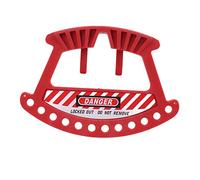 MUNEFE Safety Padlock Rack, Portable Padlock Rack, Plastic Padlock Rack, Suitable for Hotels, Offices, Apartments and Workshops