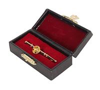 MUNEFE Spilla per Strumento Musicale, Spilla per Flauto Placcato, Spille Musicali Color Oro con Confezione Accessori di Abbigliamento Affascinanti