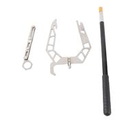 MUNEFE Stainless Steel Boat Hook, Boat Mooring Rope Dock Hook, U Type Boat Hook, Telescope Dock Hook Ship Docking Equipment Tool for Fishery