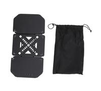 MUNEFE Table Top para Lunch Box, Aluminio Aleoy Portable Camping Table Gear Camping Gear, portátil de la mesa de la lonchera para entusiastas del café al aire libre (9.4L)