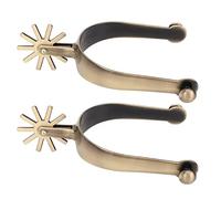 MUNEFE Western Cowboy Spurs, Metal Western Spurs, Zinc Alloy Horse Spurs for More Convenient Control of Your Horses Speed And Direction