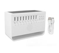 MUNEFE White Noise Flames Diffuser, White Noise Humidifier, Humidifier and Air Purifier for Enhancing The Ambiance Of Your Home Or Office