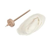 MUNEFE Wooden Drop Spindle, Wooden Yarn Spindle, Drop Spindle Yarn Spin Tool for Knitting, Knitting, Felting, Pompon, Crochet, Etc