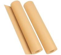 MUNGHOK 2 rotoli di carta kraft marrone, 50 m x 44 cm, rotolo di carta kraft per confezioni regalo, artigianato