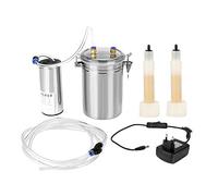 Mungitrice elettrica, mungitrice portatile del secchio della pompa del vuoto della macchina di mungitura della capra delle pecore della capra dell'impulso dell'acciaio inossidabile 2L (capra)