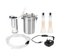 Mungitrice elettrica, mungitrice portatile del secchio della pompa del vuoto della macchina di mungitura della capra delle pecore della capra dell'impulso dell'acciaio inossidabile 2L (mucca)