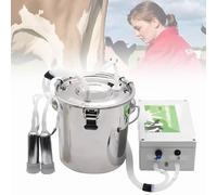 Mungitrice elettrica per bovini, efficiente e portatile, secchio per il latte in acciaio inossidabile 304, con arresto automatico, per allevamento di pecore e bestiame, fattoria domestica Cow 3L