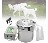 Mungitrice elettrica per bovini, efficiente e portatile, secchio per il latte in acciaio inossidabile 304, con arresto automatico, per allevamento di pecore e bestiame, fattoria domestica Sheep 3L
