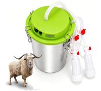 Mungitrice elettrica per mucche e pecore, 43-46 volte/minuto, 5200 mAh | Mungitrice portatile 8L / 12L / 16L, ricaricabile e con alimentazione a spina, per stalle e allevamento da latte(Sheep,12L)