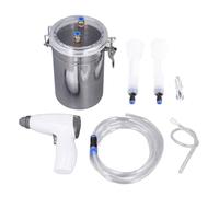 Mungitrice Elettrica per Mucche, Kit Mungitrice Elettrica, Dispositivo di Mungitura Portatile a Impulsi in Acciaio Inossidabile da 2 Litri, Mungitrice Portatile per Allevamenti