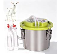 Mungitrice per Mucche Da 8/12/16 Litri Senza Fili Con Batteria Da 5200 MAh | La Batteria Al Litio Di Grande Capacità Integrata Da 5200 MAh Consente Il Funzionamento Senza Fili(12L SHEEP)