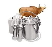 Mungitrice ricaricabile per capre e mucche, alimentata a batteria, portatile, con spegnimento automatico e protezione per tettarelle, capacità 3L/5L/10L per piccole aziende