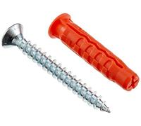 Mungo MQ-S 1380051 Tassello Universale in Nylon con Vite Truciolare, 6x30/4, 100 Pezzi