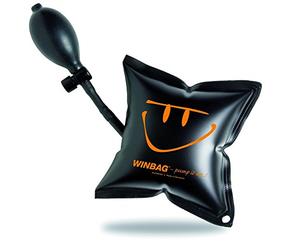 Mungo WINBAG Cuscino Gonfiabile per il Posizionamento di Porte e Finestre, Nero