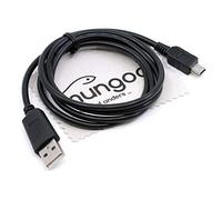 mungoo, Cavo dati USB, 1 m, per Canon EOS 100D, 300D, 350D, 400D, 450D, 500D, 550D, 600D, 650D, 700D, 750D con panno di pulizia display