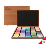 Mungyo MOPV-120 Pastelli a olio morbidi Set in scatola di legno 120 colori...