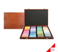 Mungyo MOPV-72 Pastelli a olio morbidi Set in scatola di legno 72 colori...