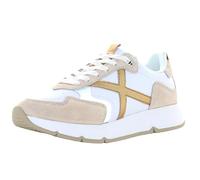 Munich 4191005 05 Mamba Bianco Beige Scarpe Donna Sneakers Lacci Pelle 39