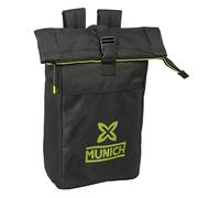MUNICH BEAT - Zaino con patta per laptop da 15,6", ideale per diverse età, comodo e versatile, qualità e resistenza, 28 x 13 x 42 cm, colore: nero, Nero, Estándar, Casual