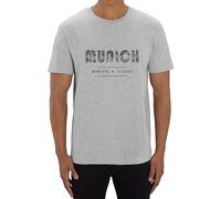 Munich Germany Travel Coordinates T-Shirt Classic Urban Tees Top Abbigliamento Uomo, Grigio, XL