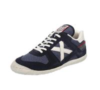 Munich Goal - Sneakers Basse In Suede Blu - Taglia 42 [27.7cm] Scarpe Uomo