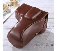 Munich JHMJHM Camera Bag Case Camera Accessory Full Body Camera PU Leather Case Bag for Nikon D3200 / D3300 / D3400 (18-55mm / 18-105mm Lens)(Black) (Color : Coffee) NERO 29