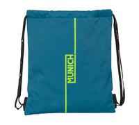 MUNICH LAND - Zaino a sacco piatto, grande, ideale per bambini di diverse età, comodo e versatile, qualità e resistenza, 35 x 40 cm