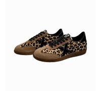 Munich Scarpa Donna Sneakers Barru 190 maculata in camoscio con Dettagli in Pelle Colore Beige Nero 40