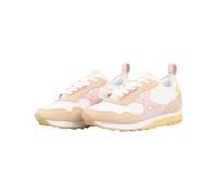 Munich Scarpa Donna Um 37 in Tela e camoscio Colore Bianco Rosa Sabbia Numero 40