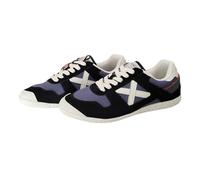 Munich Scarpa Uomo Sneakers Goal 1582 in Tela di Cotone e camoscio Colore Blu Bianco Numero 43