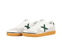 Munich Scarpa Uomo Sneakers Gresca XLS 325 in Pelle e Nylon Suola Caramello Colore Bianco Verde Grigio Numero 43