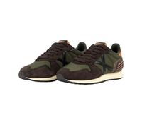 Munich Scarpa Uomo Sneakers Massana Club 584 in Tessuto camoscio e Pelle Colore Marrone Vere Arancio Numero 41