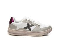 Munich Sneaker Legit 106 Donna Bianca, Argento e Fucsia