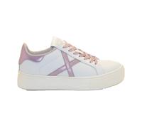 MUNICH SNEAKERS RETE SKY 76 IN PELLE BIANCA E ROSA