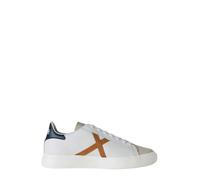 Munich sneakers uomo in pelle con logo panna 40