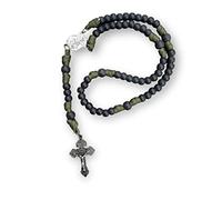 MUNIFICENCE Rosario Hilo Paracord Medaglie di protezione per rosario Christian Catholic Blessing, gioielli per uomini e donne, medaglie di paracord San Benito Adultos Hombres y Mujeres, Resina, Nessuna pietra preziosa