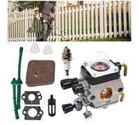 munirater Carburatore con kit di ricambio per decespugliatore Stihl FS38 FS55 FS55R FS55RC KM55 HL45 KM55R String Trimmer