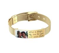 MunkiMix Bracciale Accessorio con Cinturino a Maglia in Acciaio Inossidabile per Donna Charm/Rigido Gioiello Regolabile Regali Eleganti Raffinati per Mogli Sorelle Amiche