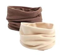 MUNSKT 2 scaldacollo, in flanella tedesca su entrambi i lati, copertura per il collo ispessita, caldo e antivento, per autunno inverno all'aperto, moto, sci, nemico uomo donna, Multicolore, Taglia