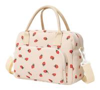 MUNSKT Borsa per il pranzo da donna, 12 l, grande, isolata, con spallacci regolabili, multi-tasche, riutilizzabile, per picnic, lavoro, scuola, picnic, viaggi, spiaggia, regali per donne