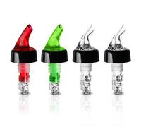MUNSKT Confezione da 4 dosatori dosatori dosatori per bottiglie di liquore, dispenser automatico per vino, grappa, cocktail, olio, alcool, universale, per casa, bar, ristorante, cucina