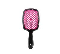 MUNSKT Detangling Hair Brush for All Hair Types - Wet & Dry Hair- Reduces Breakage & Knots - Pain-Free Curling Brush for Women, Men & Kids - Vendita Paddle Design for Faster Drying(Black)