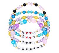 MUNSKT K Pops DemOn Singer Hunters Merch Inspired Bracciali, Set di 3 Bracciali da Ragazza Korea Pop Merch, Bracciali Stackable Elastici con Perline Gioielli Accessori Regali per Fan, Taille unique